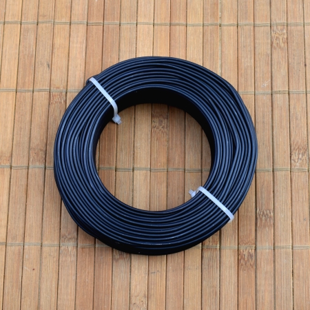 Bonsai Aludraht China eloxiert, Farbe dunkelbraun bis schwarz 2 mm 500g